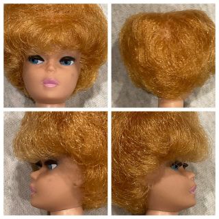 Vintage Barbie PLATINUM Blonde BUBBLE CUT Doll 850 BOX OSS Heels Booklet 2