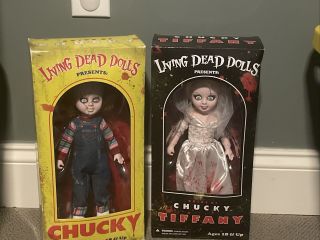 Living Dead Dolls Chucky And Tiffany