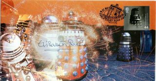 Dr Who And The Daleks 2000 Signed Scott Cover By Elisabeth Sladen