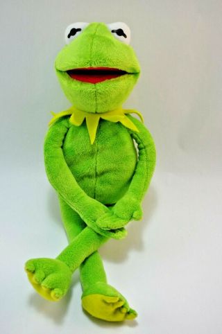 Ty Kermit The Frog Green 16 Inch Plush Stuffed Animal 2016 The Muppets Disney