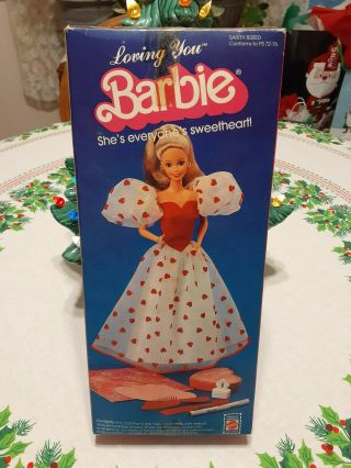 Rare Vintage Mattel Loving You Barbie NRFB 1983 No.  7072 3