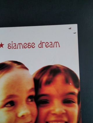 Smashing Pumpkins Poster Promo Flat 12x12 Rare VHTF 1993 Siamese Dream 3