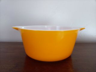 Vintage Pyrex Orange 1.  5 Qt Round Casserole Dish 474 - B Usa No Lid