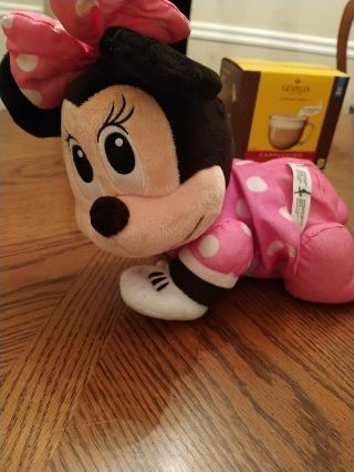 Fisher Price Disney Baby Minnie Mouse Touch N Crawl Plush Toy Musical