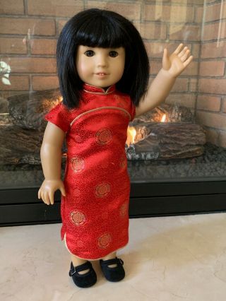 American Girl Doll Retired 2014ivy Ling.  18 In.  Outfit & Accessories