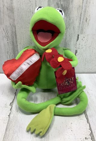 Nanco The Muppet Show 25 Years (2002) Poseable Kermit Frog Toy Plush Doll (18”)