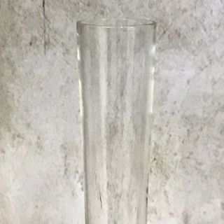 Kosta Boda Art Glass Bud Vase Amber Sweden Bubble Paperweight 8 Inch Handblown 2