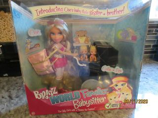 Bratz World Familiez Cloe And Baby Twin Sister & Brother