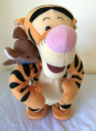 Disney Tigger And Roo Bounce N Sing Plush Figurine Fisher Price Toy 1999