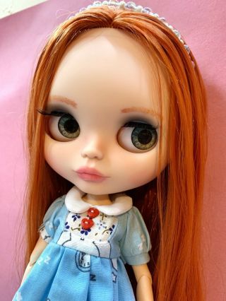 Ooak Custom Blythe Doll Evelyn