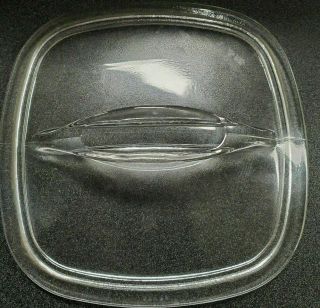 Pyrex Square Replacement Clear Glass Lid (648 - C?)
