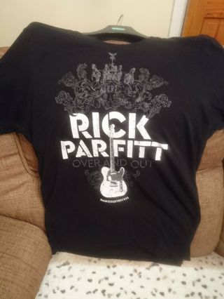 Rick Parfitt - Over And Out Album T Shirt - Like - Status Quo - Haupstadtrocker