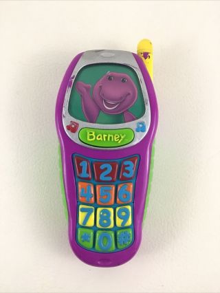 Barney And Friends Best Manners Toy Cell Phone 2002 Behaviors Learning Mattel