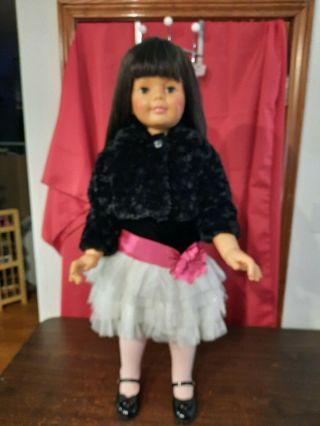 35 " Vintage Ideal Patti Play Pal Doll W/brunette Hair