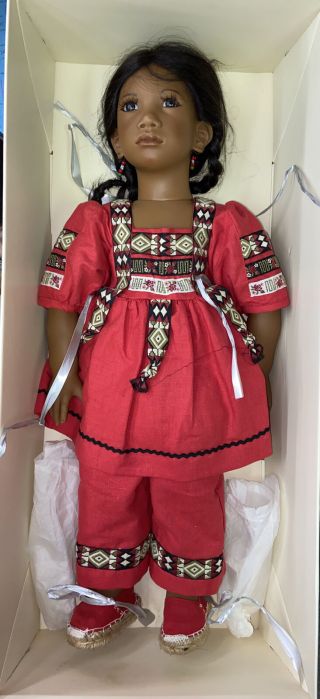 Panchita (mexico) 1994 Children Together By Annette Himstedt 26” Doll Box &