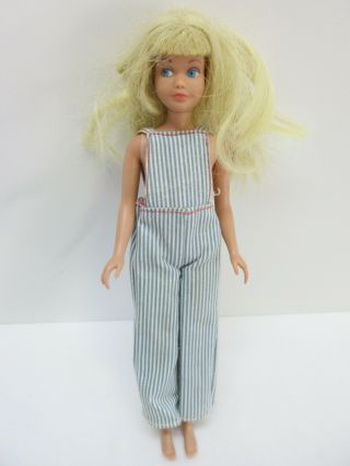 Vintage 1963 Mattel Barbie Skipper Doll Blonde Hair With Outfit