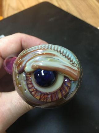 Eyeball Art Glass Pipe
