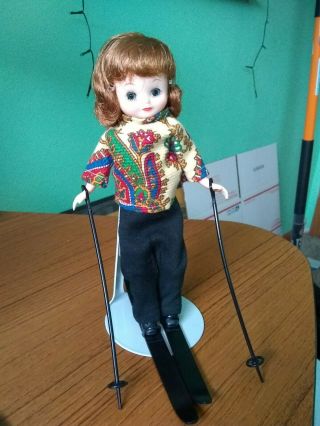 Vintage Betsy Mccall 8 " Doll In Ski Outfit