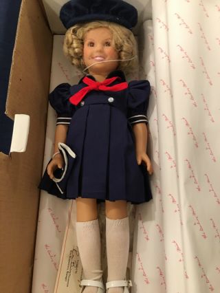 Rare Danbury Shirley Temple Dress Up Doll With Outfits