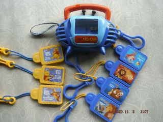 Vintage 2002 Disney Kid Clips Music Player With 7 Songs Tiger Electronics Tunes 2