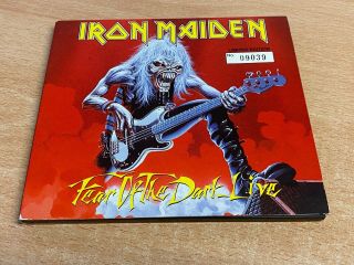 Iron Maiden Fear Of The Dark Live 3 Track Cd Single Limited Edition