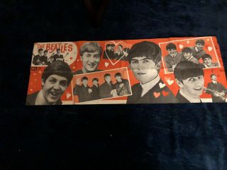 Beatles Vintage 1964 Dell Poster,  John Lennon Paul Mccartney