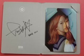 Twice Mina 2nd Mini Album Page Two Photocard Lenticular Version Kpop K - Pop