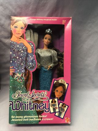 Vintage Jewel Secrets Whitney Barbie Doll 1986 Mattel 3179 Rare Htf Nrfb Nib