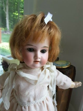 11 Inch 390 Armand Marseille Doll 1888 - 1913 Made In Germany.  Handmade Clothing.