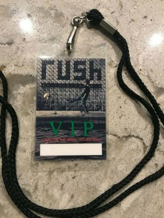 Rush - Vintage 1991 Roll The Bones Laminated Backstage Pass Vip Dice,  Old