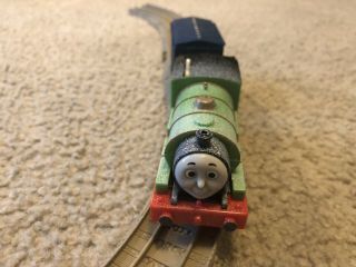 Snowy Percy W/boxcar Thomas & Friends Trackmaster Motorized Train Engine -