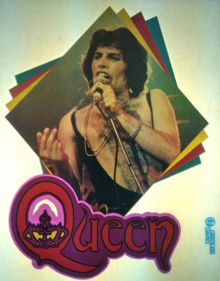 Queen,  Freddy Mercury 80s,  Vintage Retro Tshirt Transfer Print,  Nos