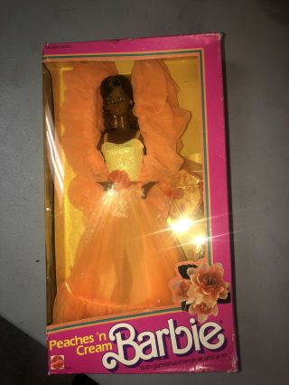 Barbie: Peaches N Cream Vintage African American " A Favorite " 1984 7926 Nrfb