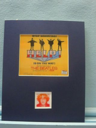 The Beatles In " Help " Honored By The John Lennon Stamp