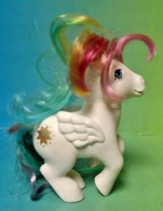 Rainbow Pegasus Starshine - My Little Pony G1 1985 Mlp Vintage Hasbro Hong Kong
