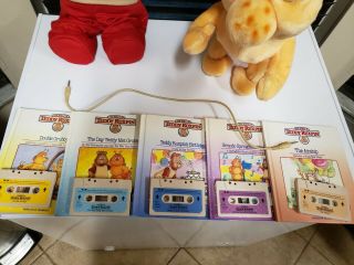 Vintage 1985 Teddy Ruxpin and Grubby w/Extra Clothes,  Books,  Cassettes and CORD 2