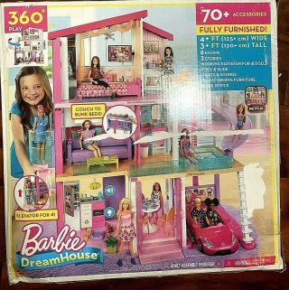Mattel - Barbie Dollhouse Pool,  Slide,  Elevator 70,  Accessories Box