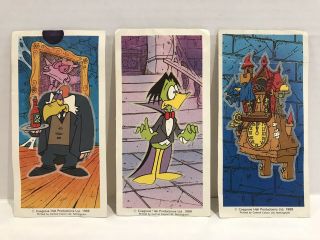 1988 Count Duckula Cartoon Glow In The Dark Stickers (cereal Biscuit Give Away) ?