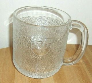 Vintage Large Iittala Finland Krouvi Glass Mug - Oiva Toikka - " 50 Cl "