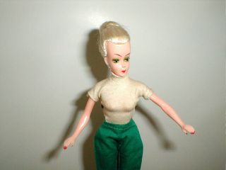 Vintage Blonde Bild Lilli Hong Kong Doll 7.  5 Inch Tall