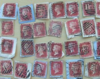 153 GB penny reds still on paper – plates unchecked mixed 2