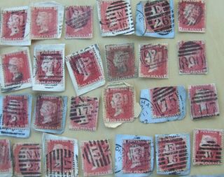153 GB penny reds still on paper – plates unchecked mixed 3
