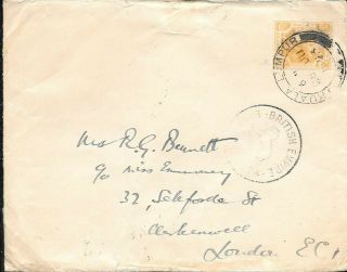 British Empire Exhibition Wembley 1925 Malaya Selengor Handstamp On Envelope