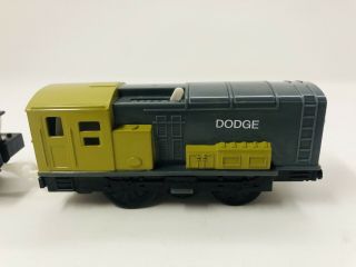 DODGE w/ MILK TANKER CAR THOMAS Train Trackmaster Motorized 2009 Mattel 3