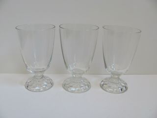 Fostoria American Lady Clear Glass - Set Of 3 Juice Glasses