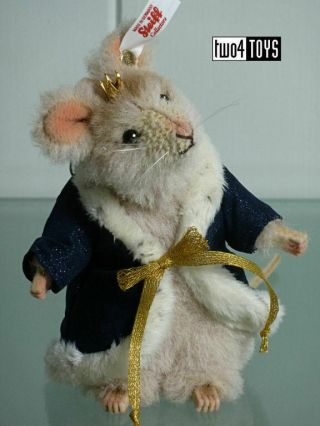 Steiff Mouse King Ornament Tchaikovsky Nutcracker - 4.  4in.  /11cm Ean 006883 Nib