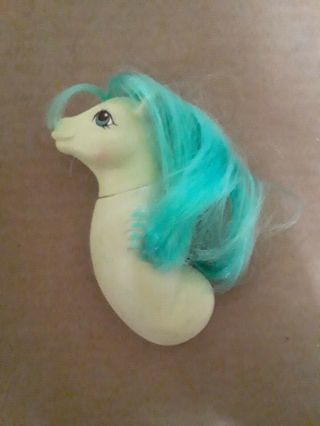 My Little Pony Baby Sea Horse Splasher Green Toy G1 Vintage Mlp 1984 80s