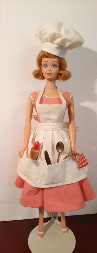 Vintage Barbie Midge With Teeth In Miss Barbie Q Htf