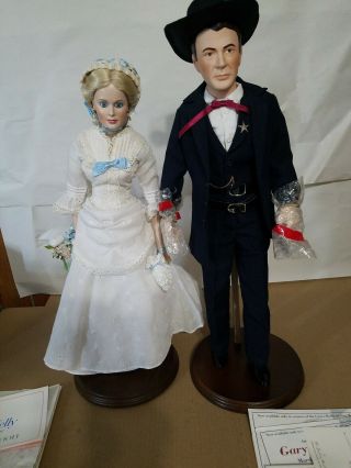 Danbury Gary Cooper Grace Kelly High Noon Dolls With Boxes