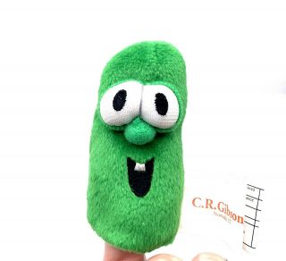Veggietales Larry The Cucumber Plush Finger Puppet Big Ideas Cr Gibson